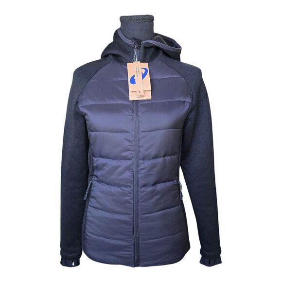 ASICS Women’s Mixer Jacket 2.0 Black Size XS Full Zip Athletic Running Coat NWT - Picture 1 of 14